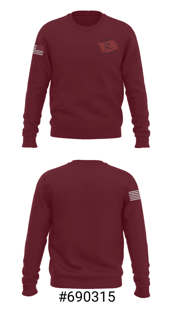 Crew Neck Sweatshirt, Roosevelt Elementary School, Spirit Store, Teamtime, Team time, sublimation, custom sports apparel, team uniforms, spirit wear, spiritwear, sports uniforms, custom shirts, team store, custom team store, fundraiser sports, apparel fundraiser