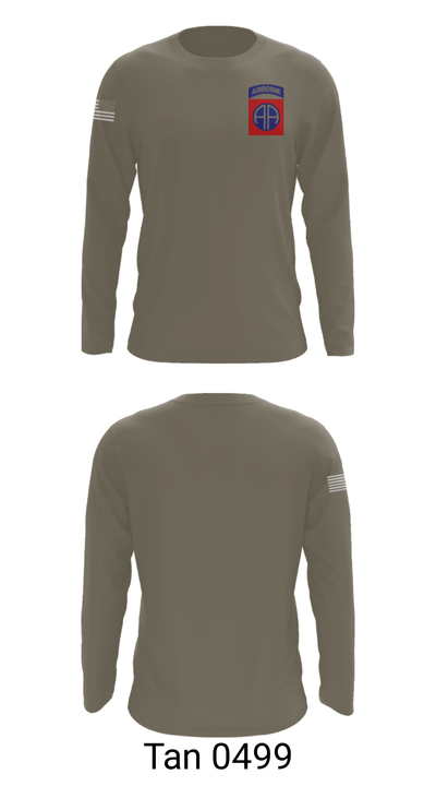 1-319th AFAR 20885310 Long Sleeve Performance Shirt - 35