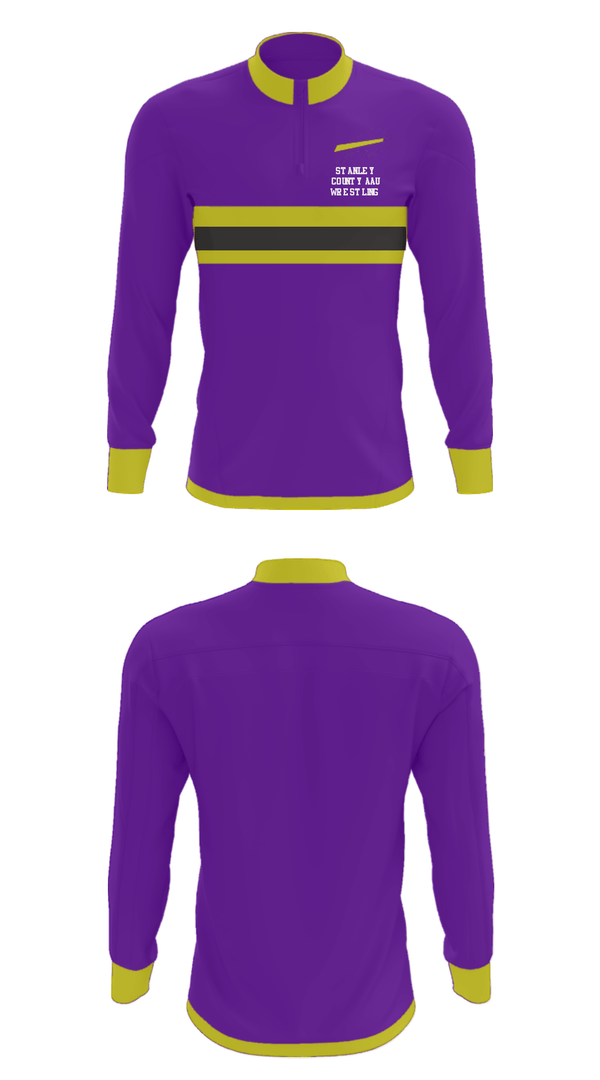 Quarter Zip Jacket, Stanley County Aau Wrestling, Wrestling, Teamtime, Team time, sublimation, custom sports apparel, team uniforms, spirit wear, spiritwear, sports uniforms, custom shirts, team store, custom team store, fundraiser sports, apparel fundraiser