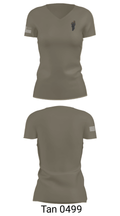 Tulsa county 55964763 Women's Short Sleeve V-neck Shirt - 36