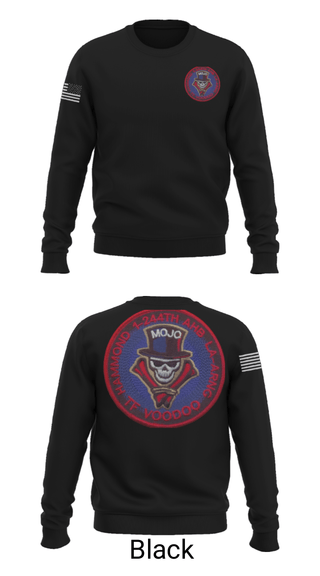 Crew Neck Sweatshirt, 1-244th AASF, National Guard, Teamtime, Team time, sublimation, custom sports apparel, team uniforms, spirit wear, spiritwear, sports uniforms, custom shirts, team store, custom team store, fundraiser sports, apparel fundraiser