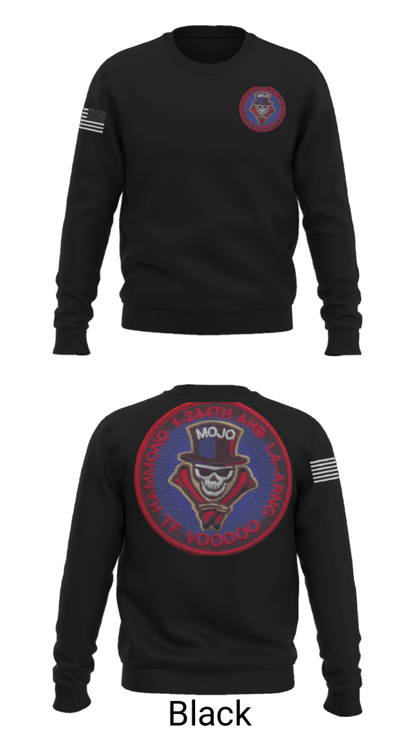 Crew Neck Sweatshirt, 1-244th AASF, National Guard, Teamtime, Team time, sublimation, custom sports apparel, team uniforms, spirit wear, spiritwear, sports uniforms, custom shirts, team store, custom team store, fundraiser sports, apparel fundraiser