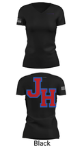 Jonesboro-Hodge High School Basketball 57137505 Women's Short Sleeve V-neck Shirt - 14