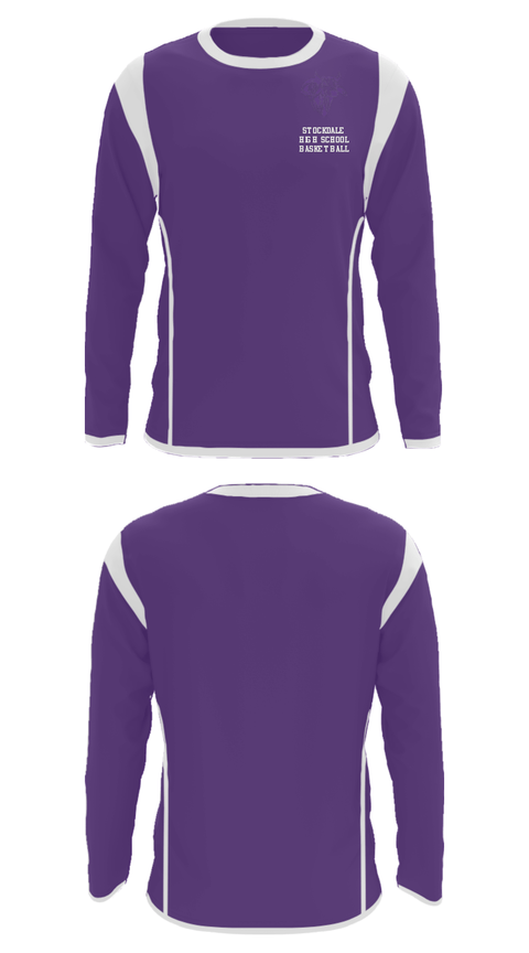 Long Sleeve Performance Shirt, Stockdale High School Basketball, Women's Basketball, Teamtime, Team time, sublimation, custom sports apparel, team uniforms, spirit wear, spiritwear, sports uniforms, custom shirts, team store, custom team store, fundraiser sports, apparel fundraiser