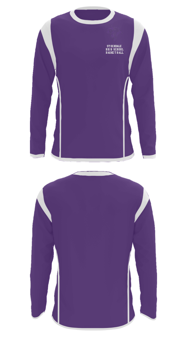 Long Sleeve Performance Shirt, Stockdale High School Basketball, Women's Basketball, Teamtime, Team time, sublimation, custom sports apparel, team uniforms, spirit wear, spiritwear, sports uniforms, custom shirts, team store, custom team store, fundraiser sports, apparel fundraiser