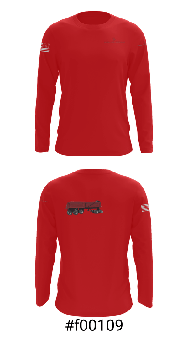 Long Sleeve Performance Shirt, Jabien & Payton trucking LLC, , Teamtime, Team time, sublimation, custom sports apparel, team uniforms, spirit wear, spiritwear, sports uniforms, custom shirts, team store, custom team store, fundraiser sports, apparel fundraiser