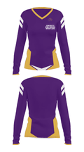 Concrete High School Wrestling 41279943 Women's Long Sleeve V-neck Shirt - 31