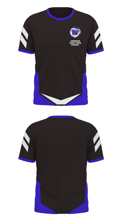 Oshkosh West High School 43699685 Short Sleeve Performance Polo - 34