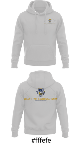 Hoodie, Brian J Fair Master Craftsman, , Teamtime, Team time, sublimation, custom sports apparel, team uniforms, spirit wear, spiritwear, sports uniforms, custom shirts, team store, custom team store, fundraiser sports, apparel fundraiser