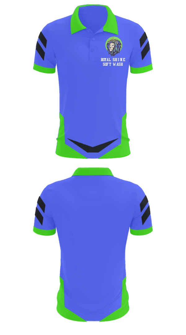 Short Sleeve Performance Polo, ROYAL SHINE SOFT WASH, , Teamtime, Team time, sublimation, custom sports apparel, team uniforms, spirit wear, spiritwear, sports uniforms, custom shirts, team store, custom team store, fundraiser sports, apparel fundraiser