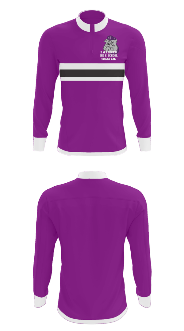 Quarter Zip Jacket, Harrisburg High School Wrestling, Wrestling, Teamtime, Team time, sublimation, custom sports apparel, team uniforms, spirit wear, spiritwear, sports uniforms, custom shirts, team store, custom team store, fundraiser sports, apparel fundraiser