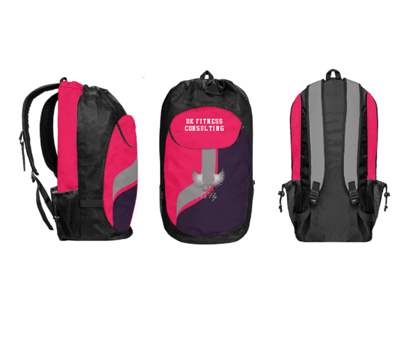 Gear Bag, DK Fitness Consulting, , Teamtime, Team time, sublimation, custom sports apparel, team uniforms, spirit wear, spiritwear, sports uniforms, custom shirts, team store, custom team store, fundraiser sports, apparel fundraiser