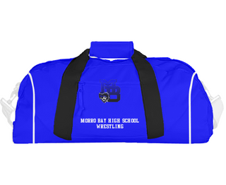 Duffle Bag, Morro Bay High School Wrestling, Wrestling, Teamtime, Team time, sublimation, custom sports apparel, team uniforms, spirit wear, spiritwear, sports uniforms, custom shirts, team store, custom team store, fundraiser sports, apparel fundraiser