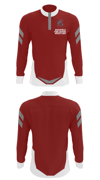 Quarter Zip Jacket, Wakefield High School Wrestling, Wrestling, Teamtime, Team time, sublimation, custom sports apparel, team uniforms, spirit wear, spiritwear, sports uniforms, custom shirts, team store, custom team store, fundraiser sports, apparel fundraiser