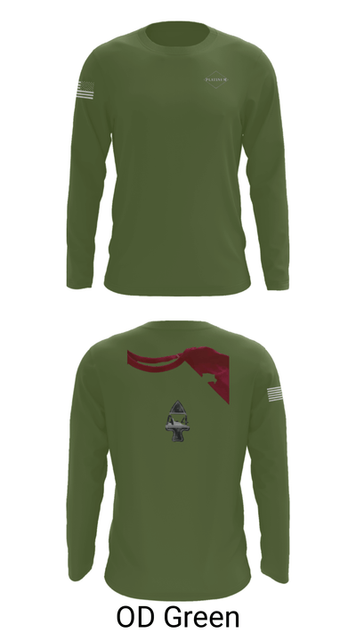 Alpha, 4, Apaches 64574803 Long Sleeve Performance Shirt - 27