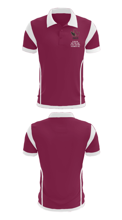 Bishop Watterson High School Basketball 37779574 Short Sleeve Performance Polo - 37