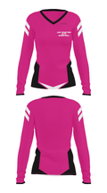 Lady Spartans Elite Basketball 8176620 Women's Long Sleeve V-neck Shirt - 30