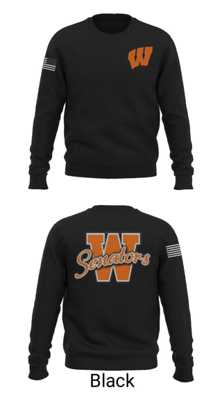 Crew Neck Sweatshirt, Portsmouth West High School Basketball, Women's Basketball, Teamtime, Team time, sublimation, custom sports apparel, team uniforms, spirit wear, spiritwear, sports uniforms, custom shirts, team store, custom team store, fundraiser sports, apparel fundraiser
