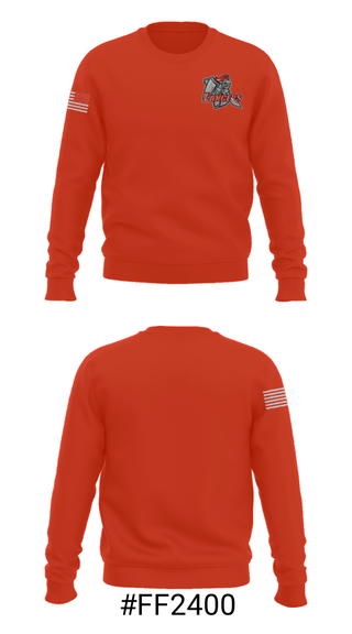 Crew Neck Sweatshirt, North Scott High School Bowling, Bowling, Teamtime, Team time, sublimation, custom sports apparel, team uniforms, spirit wear, spiritwear, sports uniforms, custom shirts, team store, custom team store, fundraiser sports, apparel fundraiser