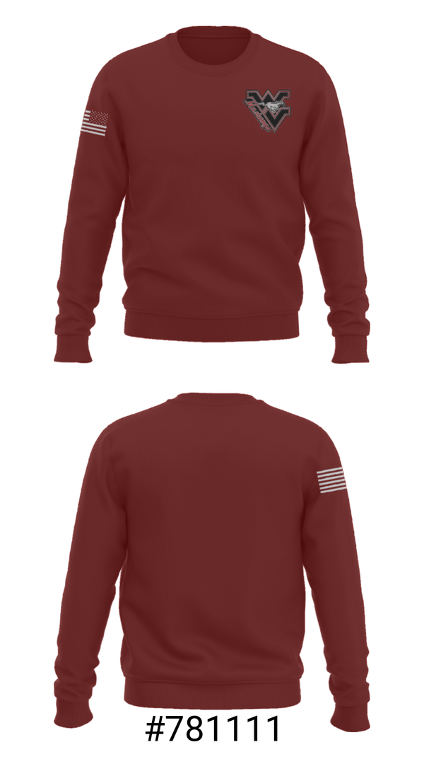 Crew Neck Sweatshirt, West Valley High School Swimming, Swimming, Teamtime, Team time, sublimation, custom sports apparel, team uniforms, spirit wear, spiritwear, sports uniforms, custom shirts, team store, custom team store, fundraiser sports, apparel fundraiser
