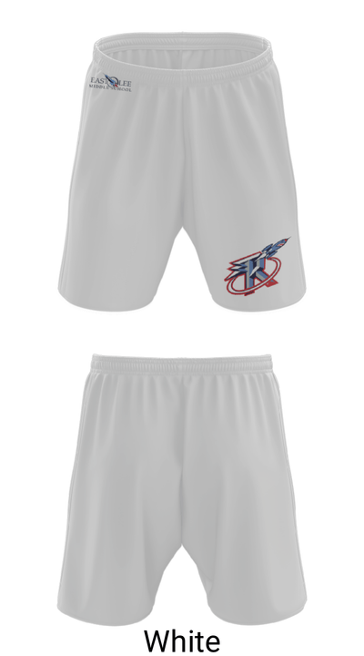 East Lee Middle School 12077340 Athletic Shorts With Pockets - 1