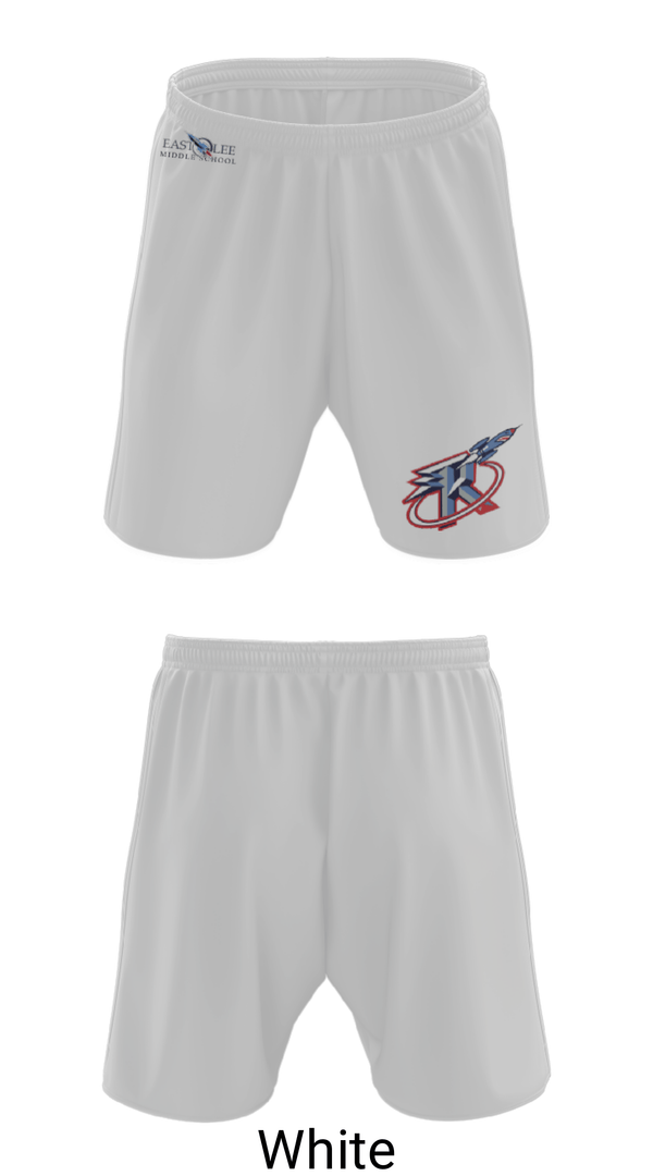 Athletic Shorts With Pockets, East Lee Middle School, Spirit Store, Teamtime, Team time, sublimation, custom sports apparel, team uniforms, spirit wear, spiritwear, sports uniforms, custom shirts, team store, custom team store, fundraiser sports, apparel fundraiser