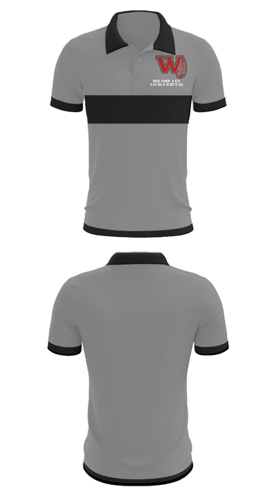 Weehawken High School Basketball 69663304 Short Sleeve Performance Polo - 36