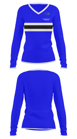Women's Long Sleeve Vneck Shirt, CoronaNorco Njb Basketball, Men's Basketball, Teamtime, Team time, sublimation, custom sports apparel, team uniforms, spirit wear, spiritwear, sports uniforms, custom shirts, team store, custom team store, fundraiser sports, apparel fundraiser
