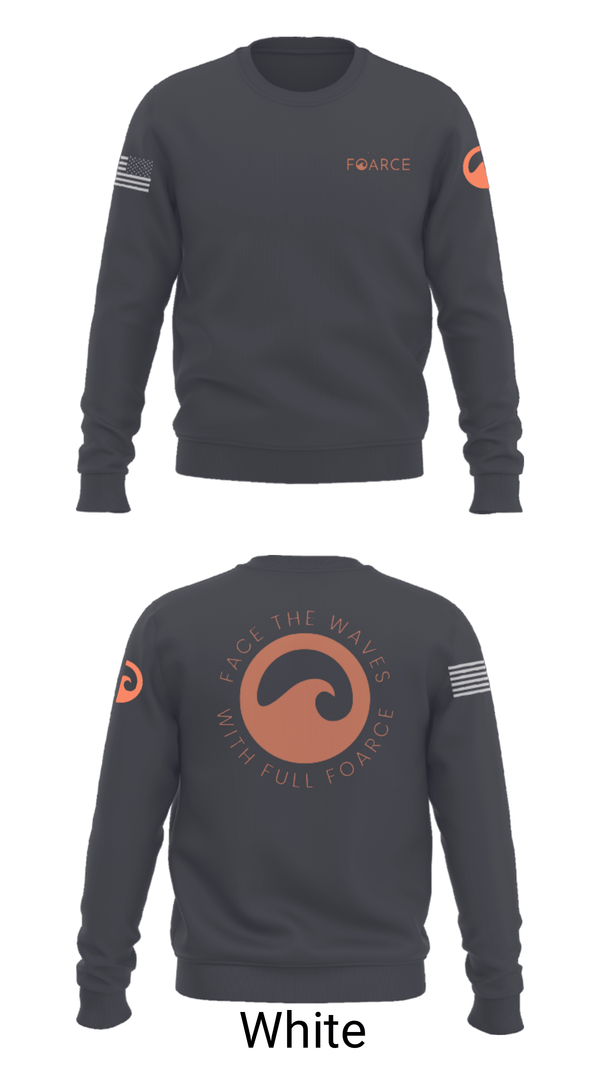 Crew Neck Sweatshirt, Full Foarce, Spirit Store, Teamtime, Team time, sublimation, custom sports apparel, team uniforms, spirit wear, spiritwear, sports uniforms, custom shirts, team store, custom team store, fundraiser sports, apparel fundraiser