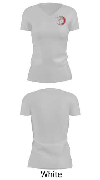 Women's Short Sleeve Vneck Shirt, Monroe Central High School Bowling, Bowling, Teamtime, Team time, sublimation, custom sports apparel, team uniforms, spirit wear, spiritwear, sports uniforms, custom shirts, team store, custom team store, fundraiser sports, apparel fundraiser