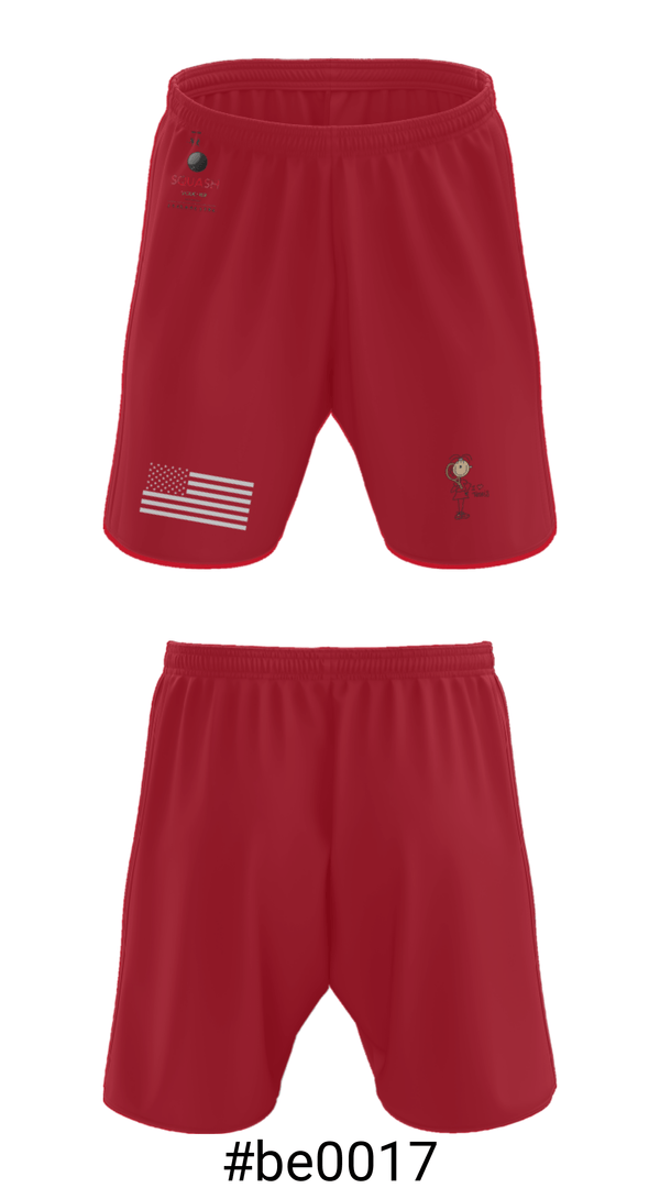 Athletic Shorts With Pockets, Cambridge Squash, Tennis, Teamtime, Team time, sublimation, custom sports apparel, team uniforms, spirit wear, spiritwear, sports uniforms, custom shirts, team store, custom team store, fundraiser sports, apparel fundraiser