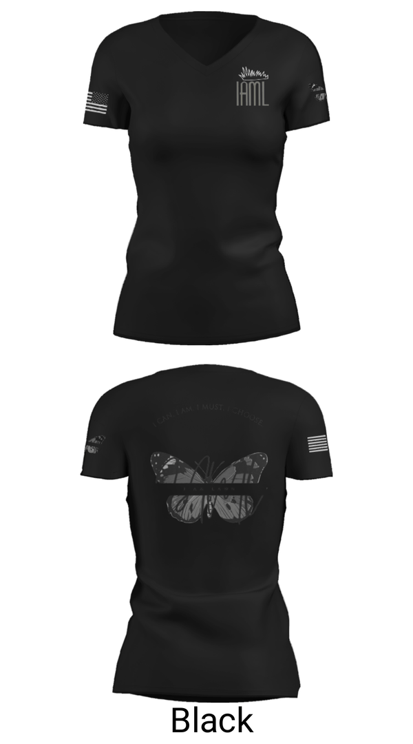 Women's Short Sleeve Vneck Shirt, IAML, Space Force, Teamtime, Team time, sublimation, custom sports apparel, team uniforms, spirit wear, spiritwear, sports uniforms, custom shirts, team store, custom team store, fundraiser sports, apparel fundraiser