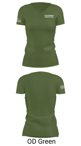 Women's Short Sleeve Vneck Shirt, 201st Regional Support Group, Army, Teamtime, Team time, sublimation, custom sports apparel, team uniforms, spirit wear, spiritwear, sports uniforms, custom shirts, team store, custom team store, fundraiser sports, apparel fundraiser