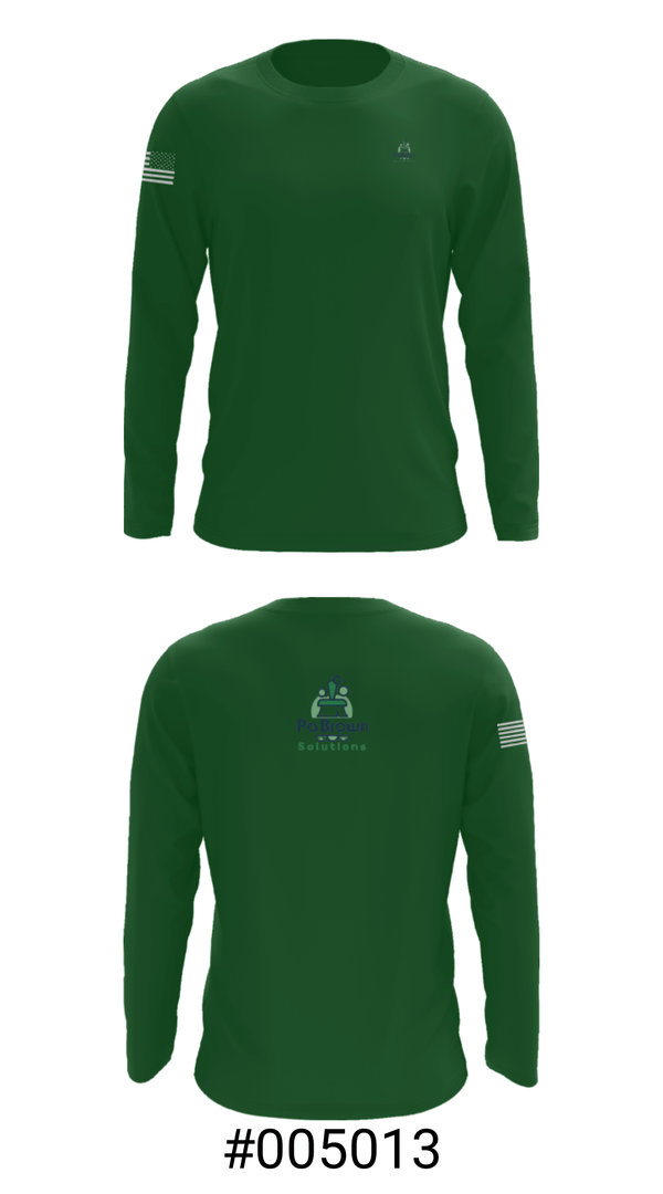 Long Sleeve Performance Shirt, Pa Brown Cleaning, Men's Soccer, Teamtime, Team time, sublimation, custom sports apparel, team uniforms, spirit wear, spiritwear, sports uniforms, custom shirts, team store, custom team store, fundraiser sports, apparel fundraiser
