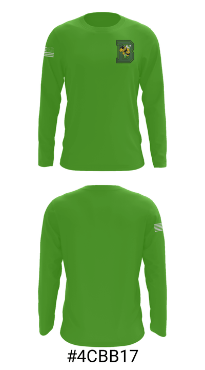 Bethel High School Basketball 85074801 Long Sleeve Performance Shirt - 18