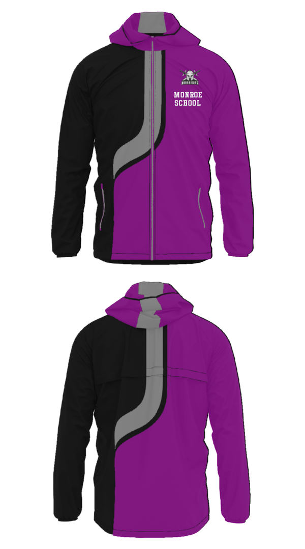 Windbreaker, Monroe School, Spirit Store, Teamtime, Team time, sublimation, custom sports apparel, team uniforms, spirit wear, spiritwear, sports uniforms, custom shirts, team store, custom team store, fundraiser sports, apparel fundraiser