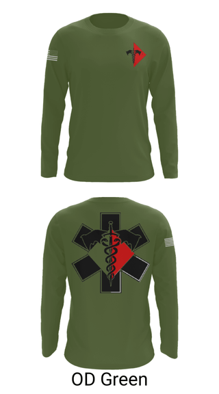 Long Sleeve Performance Shirt, 307th Medics, Army, Teamtime, Team time, sublimation, custom sports apparel, team uniforms, spirit wear, spiritwear, sports uniforms, custom shirts, team store, custom team store, fundraiser sports, apparel fundraiser