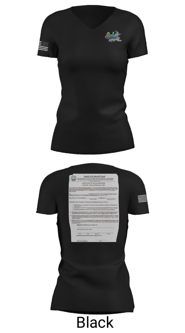 Women's Short Sleeve Vneck Shirt, Ailuk kijen bid, Baseball, Teamtime, Team time, sublimation, custom sports apparel, team uniforms, spirit wear, spiritwear, sports uniforms, custom shirts, team store, custom team store, fundraiser sports, apparel fundraiser