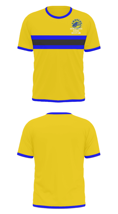 Ardsley High School Wrestling 41813138 Short Sleeve Performance Shirt - 22