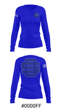 Ocean Springs Middle School Basketball 48303551 Women's Long Sleeve V-neck Shirt - 20
