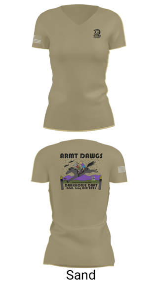 Women's Short Sleeve Vneck Shirt, , Army, Teamtime, Team time, sublimation, custom sports apparel, team uniforms, spirit wear, spiritwear, sports uniforms, custom shirts, team store, custom team store, fundraiser sports, apparel fundraiser
