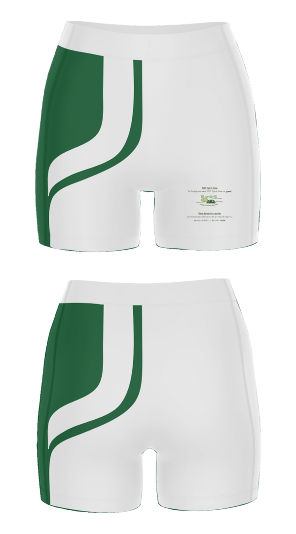 Women's Compression Shorts, Early Childhood Education Center, Spirit Store, Teamtime, Team time, sublimation, custom sports apparel, team uniforms, spirit wear, spiritwear, sports uniforms, custom shirts, team store, custom team store, fundraiser sports, apparel fundraiser