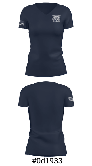Women's Short Sleeve Vneck Shirt, Garrett Junior High School, Spirit Store, Teamtime, Team time, sublimation, custom sports apparel, team uniforms, spirit wear, spiritwear, sports uniforms, custom shirts, team store, custom team store, fundraiser sports, apparel fundraiser