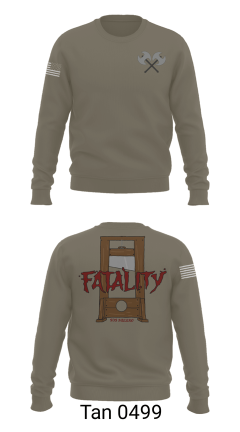 Crew Neck Sweatshirt, Co J, 262 Quartermaster Battalion, Army, Teamtime, Team time, sublimation, custom sports apparel, team uniforms, spirit wear, spiritwear, sports uniforms, custom shirts, team store, custom team store, fundraiser sports, apparel fundraiser