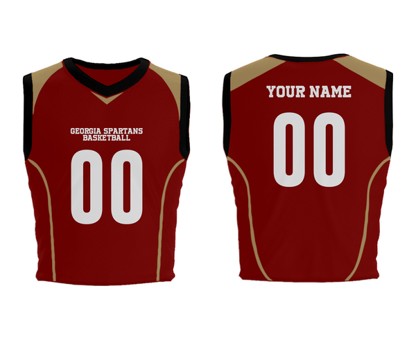 Mens Basketball Jersey, Georgia Spartans Basketball, Men's Basketball, Teamtime, Team time, sublimation, custom sports apparel, team uniforms, spirit wear, spiritwear, sports uniforms, custom shirts, team store, custom team store, fundraiser sports, apparel fundraiser