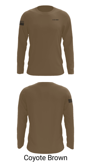 Long Sleeve Performance Shirt, E CO 21BEB, Army, Teamtime, Team time, sublimation, custom sports apparel, team uniforms, spirit wear, spiritwear, sports uniforms, custom shirts, team store, custom team store, fundraiser sports, apparel fundraiser