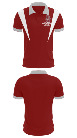 Short Sleeve Performance Polo, Don Bosco Preparatory High School Basketball, Men's Basketball, Teamtime, Team time, sublimation, custom sports apparel, team uniforms, spirit wear, spiritwear, sports uniforms, custom shirts, team store, custom team store, fundraiser sports, apparel fundraiser