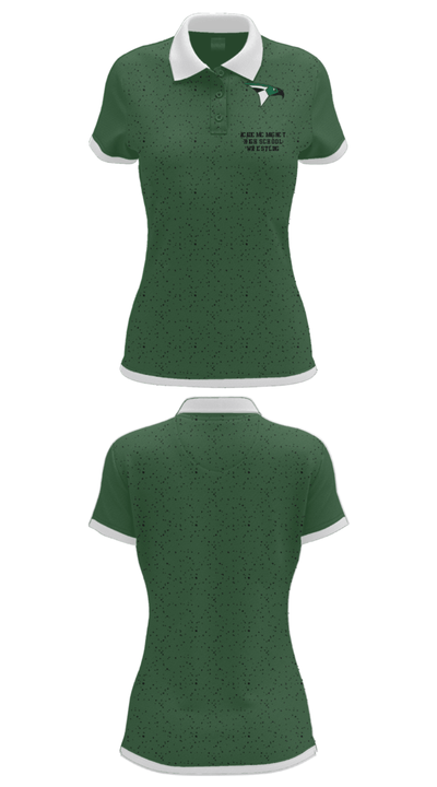 Academic Magnet High School Wrestling 48961162 Women's Short Sleeve Performance Polo  - 33