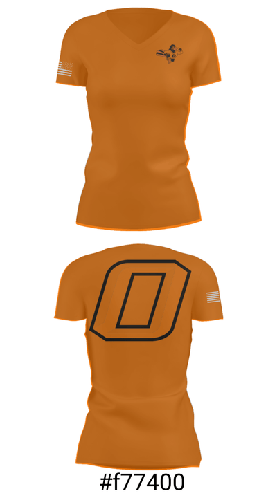 Osseo High School Wrestling 81785161 Women's Short Sleeve V-neck Shirt - 21
