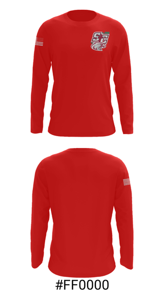 Long Sleeve Performance Shirt, Santiam Christian School Wrestling, Wrestling, Teamtime, Team time, sublimation, custom sports apparel, team uniforms, spirit wear, spiritwear, sports uniforms, custom shirts, team store, custom team store, fundraiser sports, apparel fundraiser